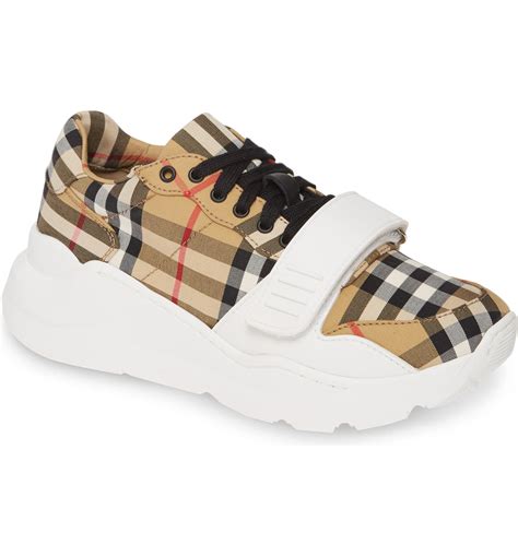 womens burberry tennis shoes|Burberry high top sneakers women's.